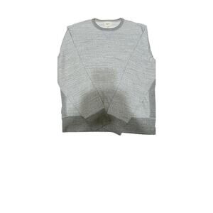 AE77 American Eagle Gray Premium Sweatshirt L 100% Cotton Minimalist NWT